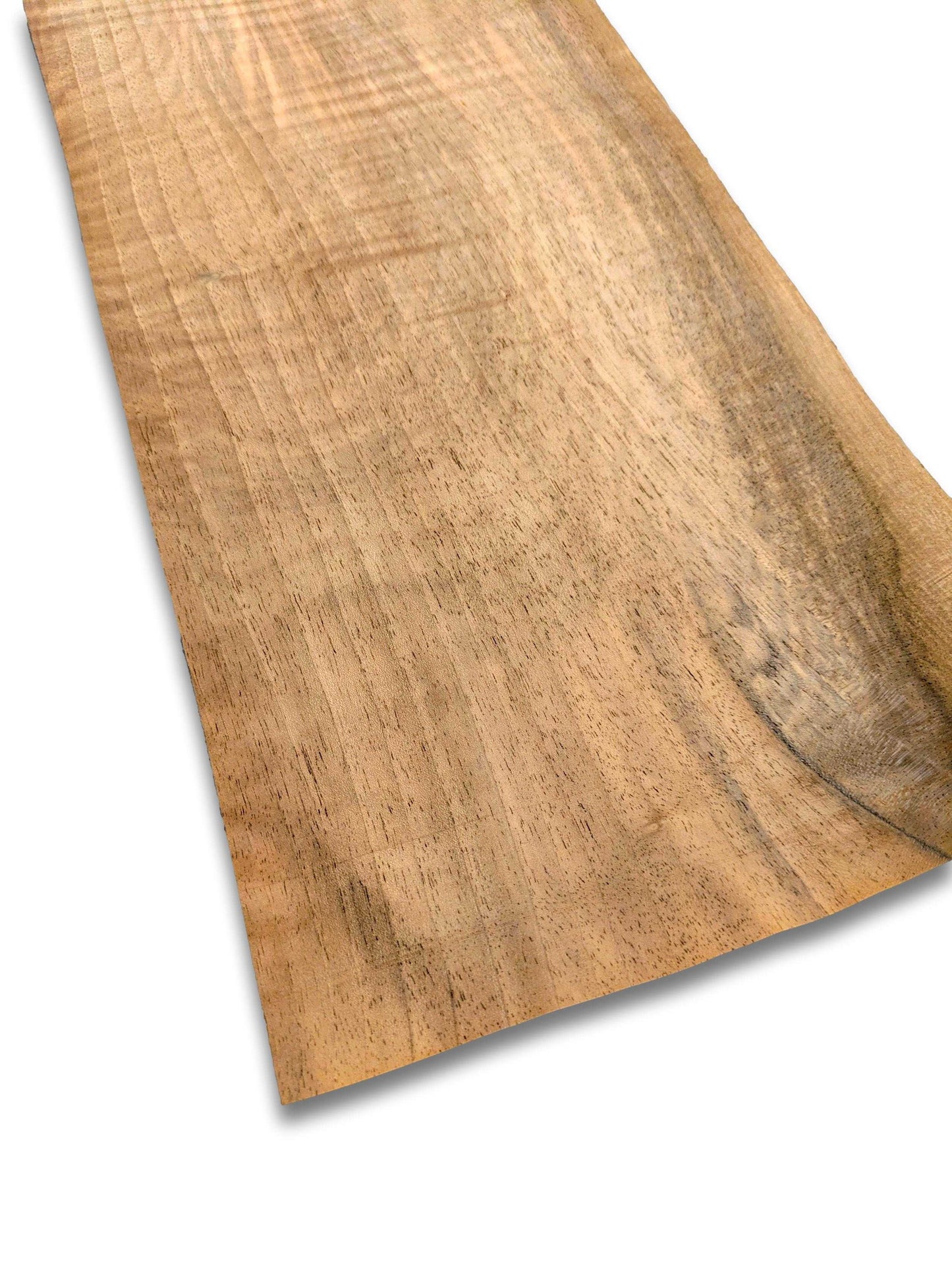 Walnoot houtfineer 160 x 23 cm met natuurlijke nerfstructuur, ideaal voor meubelbekleding of restauratieprojecten.