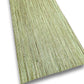 Groen designfineer vel 210 x 16 cm met verticale houtnerfstructuur, geverfd en onbehandeld voor meubelbekleding of restauratie.