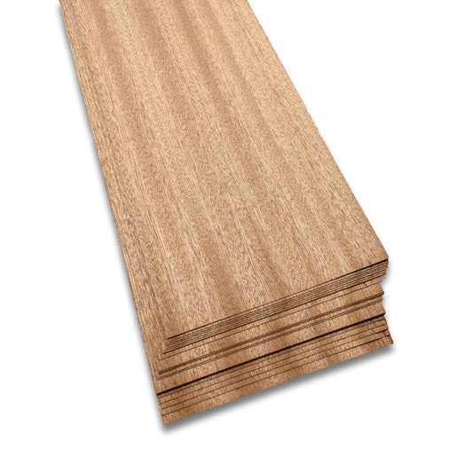 Mahagonifurnier | 25 Blätter| 230x15 cm