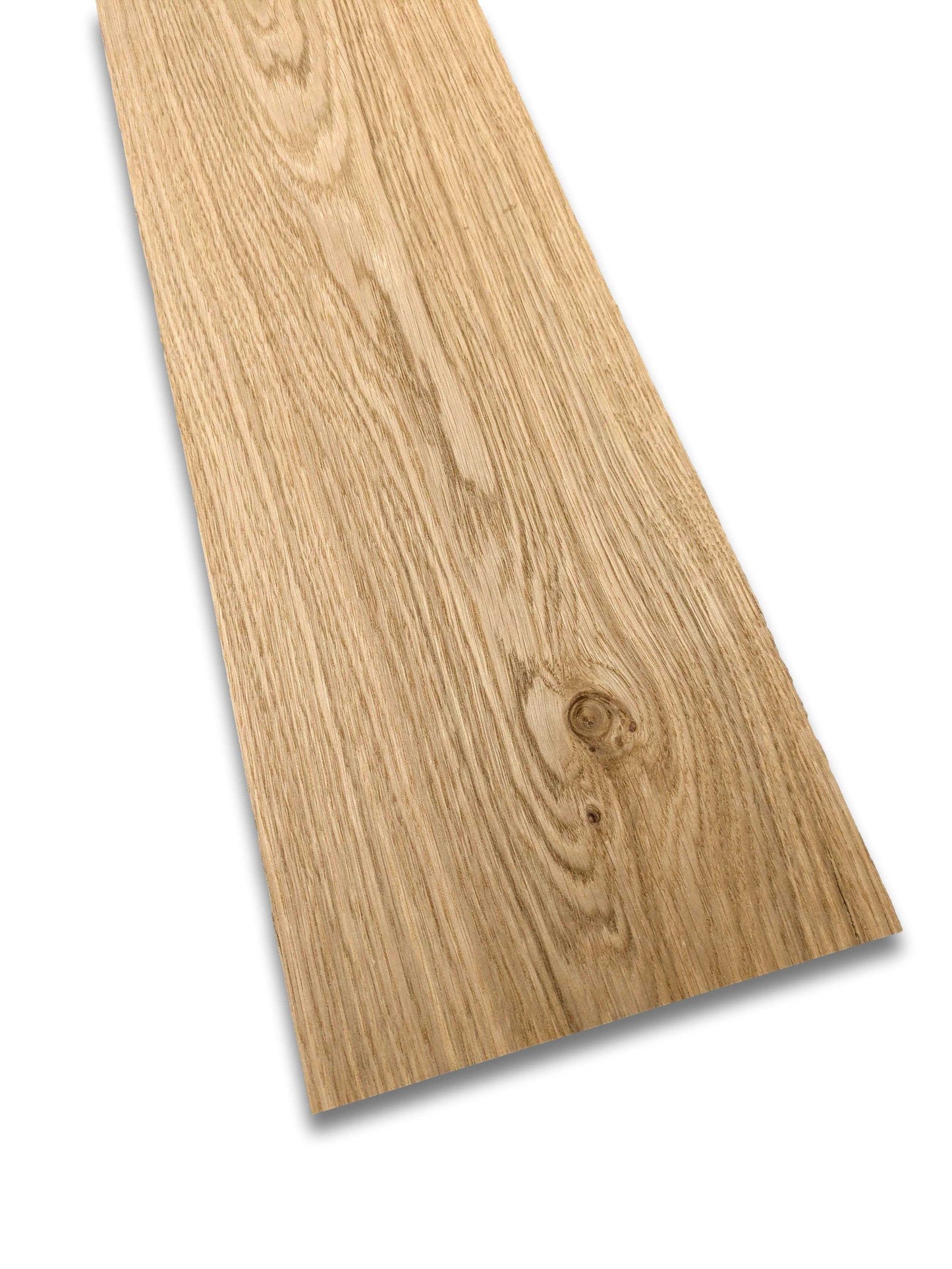 Eiken rustiek fineer 240x16 cm met knoesten, los vel naturel hout voor meubelbekleding of restauratieprojecten.