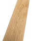 Losse strook eiken rustiek fineer 240x16 cm met natuurlijke houtnerf en knoesten, ideaal voor marqueterie en renovatie.