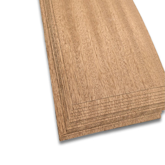 Mahagonifurnier | 25 Blätter | 34x14 cm