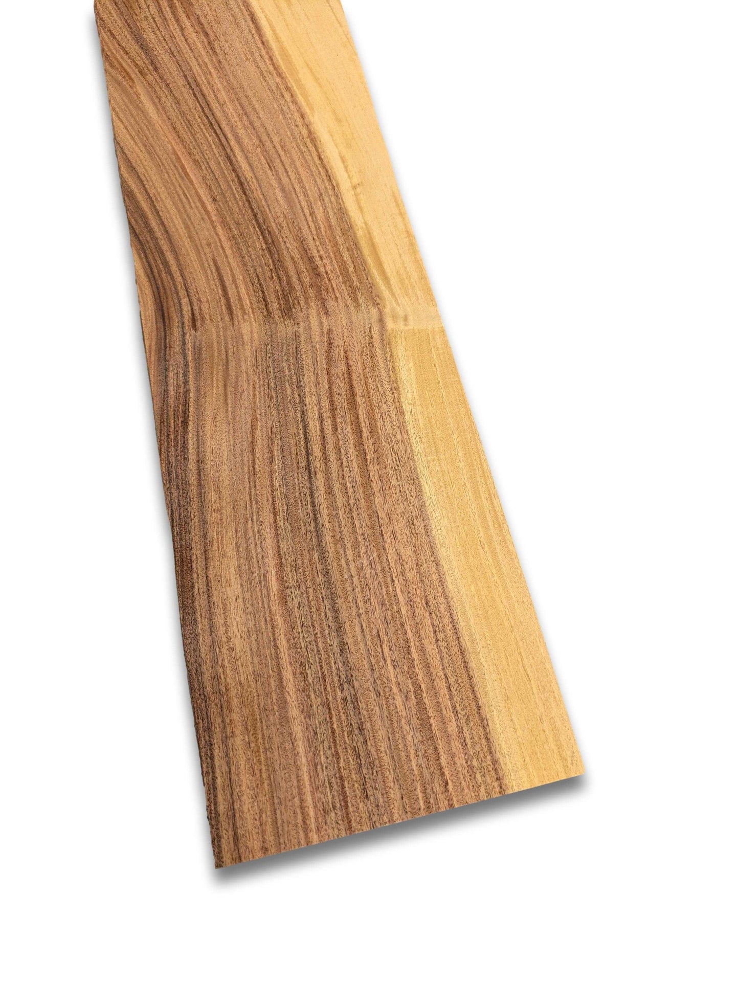 Santos Palissander houtfineer 41 x 11 cm met natuurlijke tekening, ideaal voor meubelbekleding of restauratieprojecten.